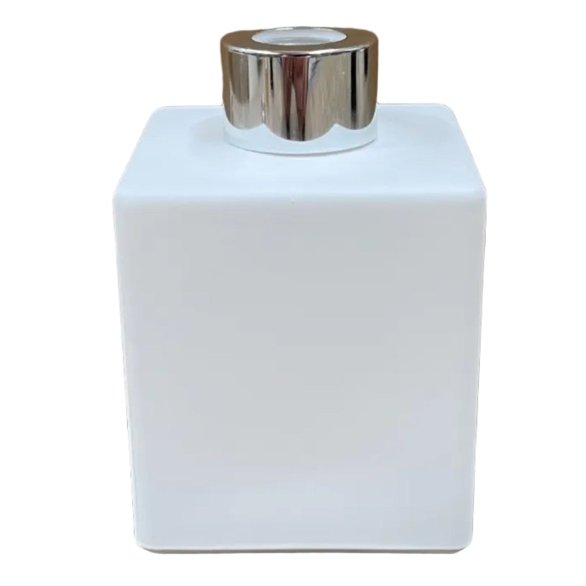 square white diffuser bottle 200ml with silver lid