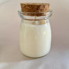 Milk Bottle Candle Glass - Short 80gm