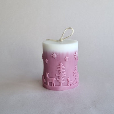 Forest (Short) Silicon Candle Mould