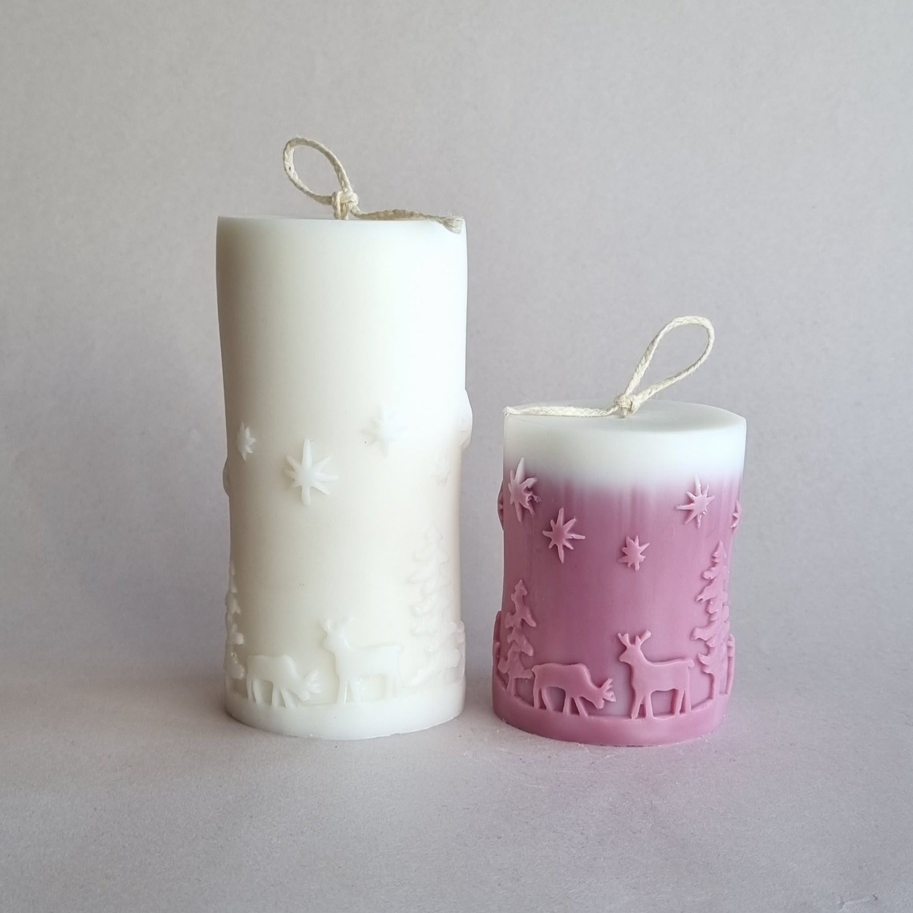 Forest (Short) Silicon Candle Mould