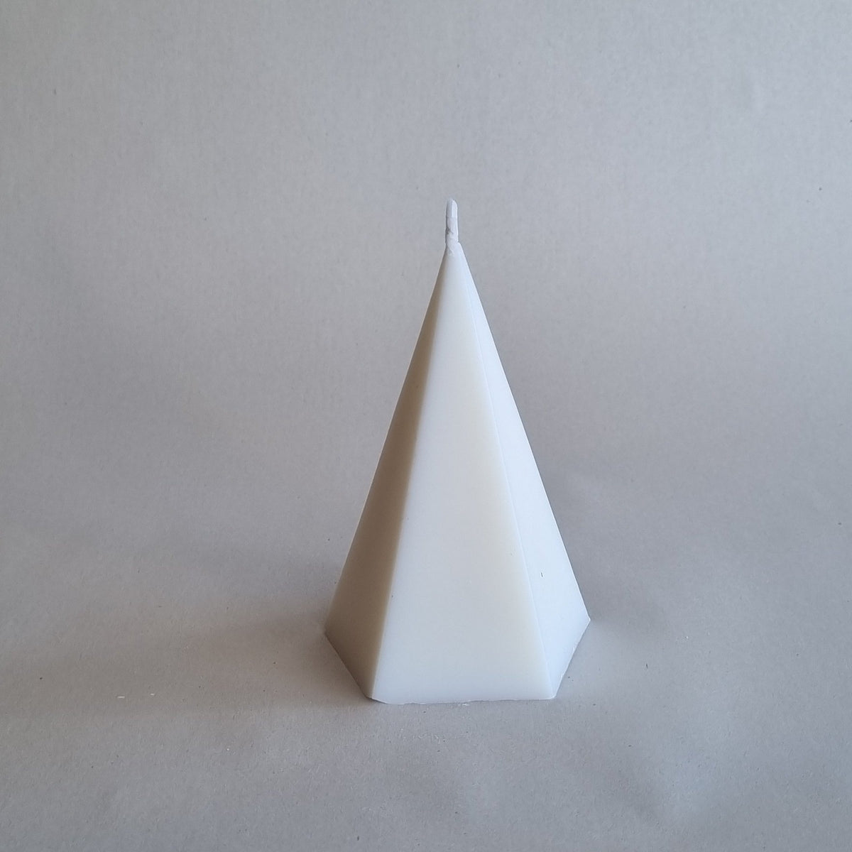 Pentagonal pyramid-shaped PVC mould