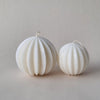 Ball, Fluted - Medium PVC Candle Mould