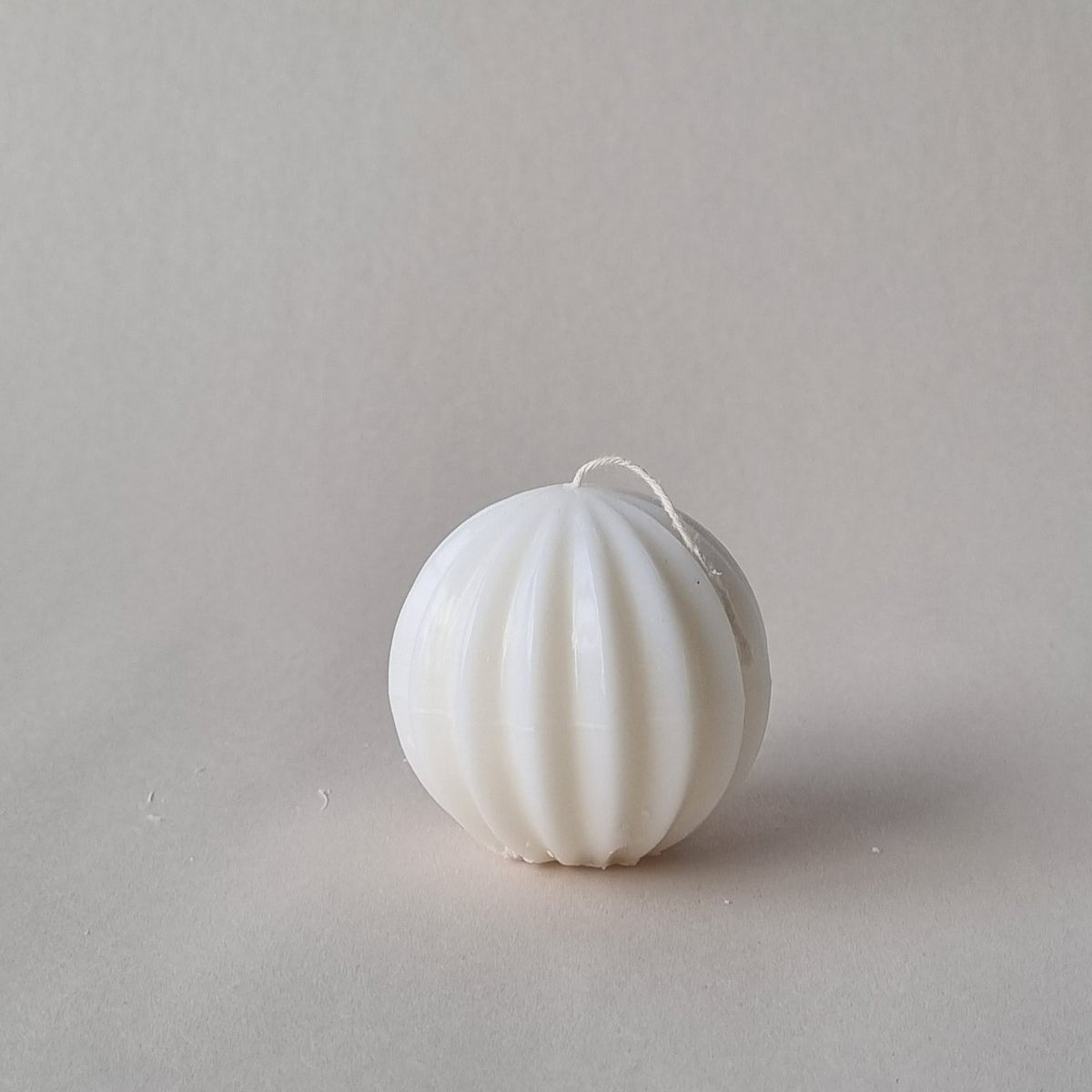 Small fluted ball PVC candle mould