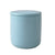 Ceramic Jar with Lid, Large - Blue