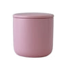 Ceramic Jar with Lid, Large - Pink- 25% OFF