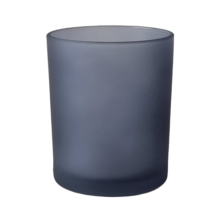Classic Large Oxford Candle Jar - Frosted Grey Exterior