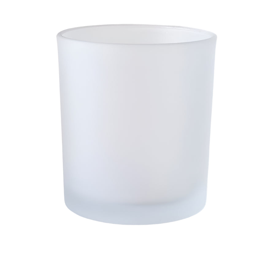 Large classic oxford candle jar in frost