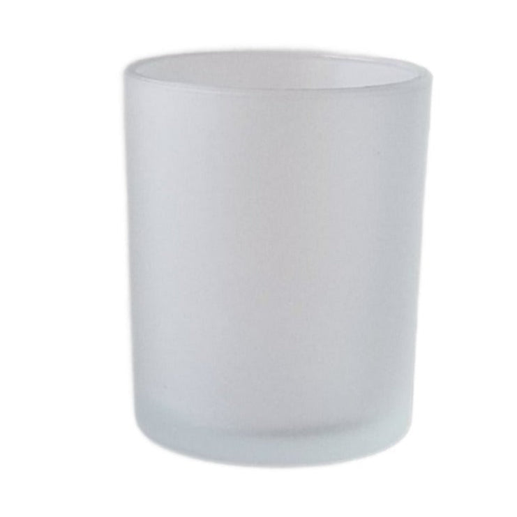 Frost finish medium Oxford candle jar