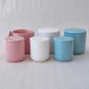 Ceramic Jar with Lid, Small - Pink