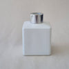 Diffuser Bottle - Square Matt White  150ml - Silver Lid-$2.60 each in a box of 12