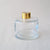 Diffuser Bottle - Round Clear 200ML- Gold Lid
