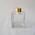 Diffuser Bottle - Square Clear  200ML - Gold Lid