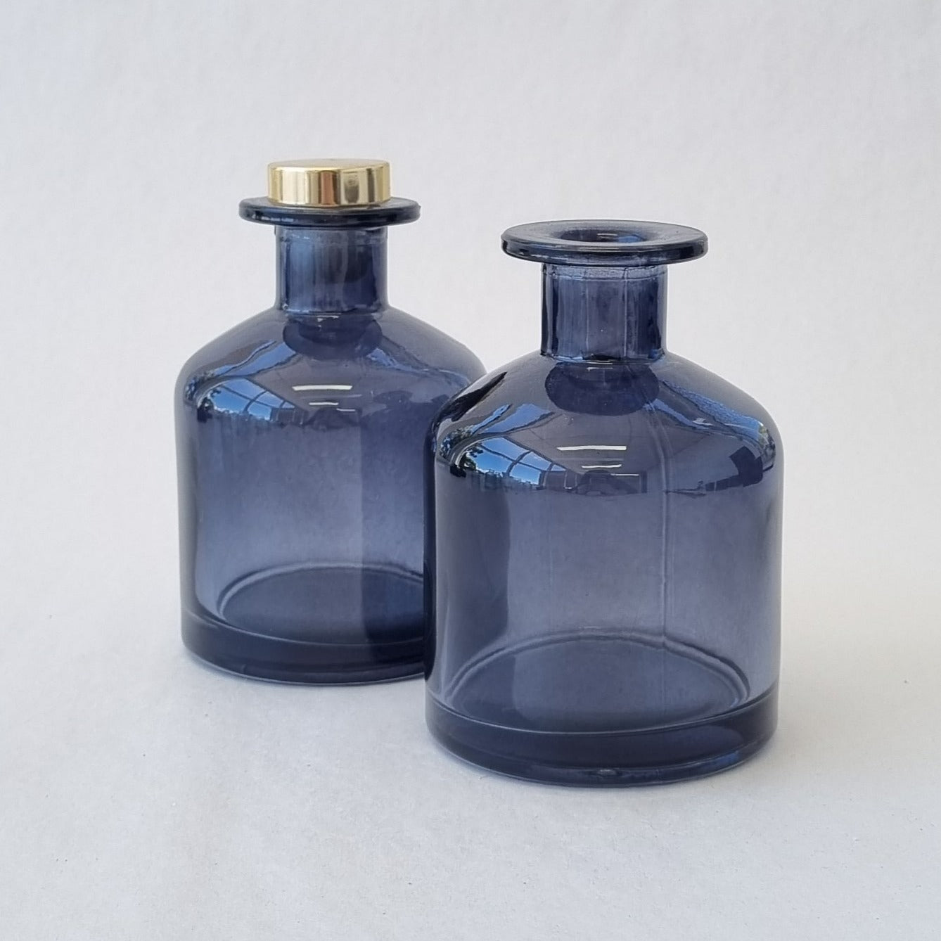 Diffuser Bottle - Pot Misty Tall 250ml- Gold Lid