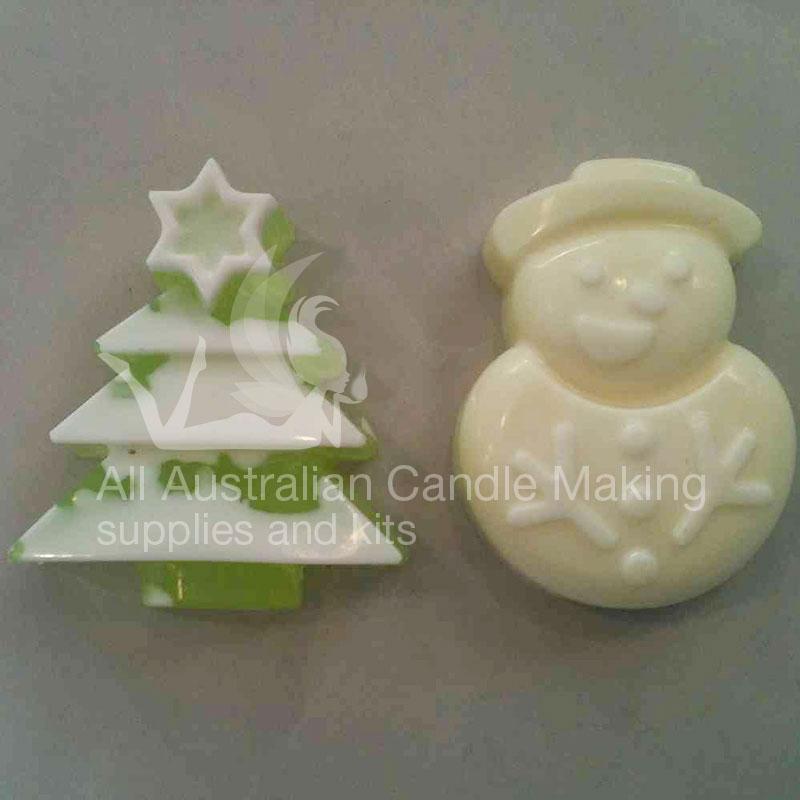 Christmas 6 Shape Silicon Soap Mould