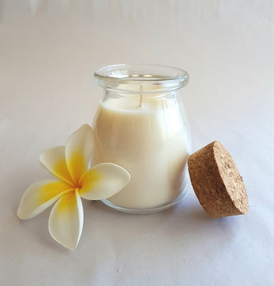 Milk Bottle - mid size Candle Glass - 155gm