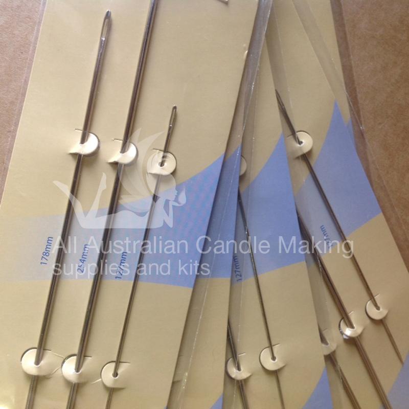 Needles for wicking Silicon Candle Moulds