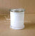 Metro Jar - Medium White Candle Glass