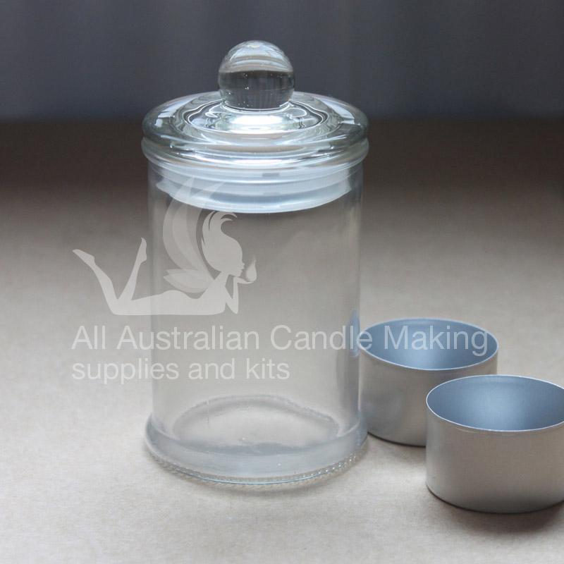 Antique Apothecary Candle Glass -  Clear 110gm