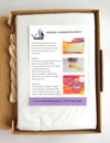 Beeswax Rolled Candle Making Kit - 12 purple/pink/calico sheets