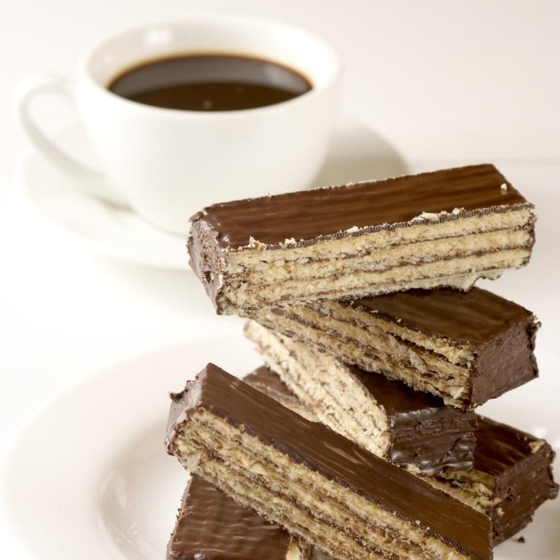 coffee hazelnut wafer