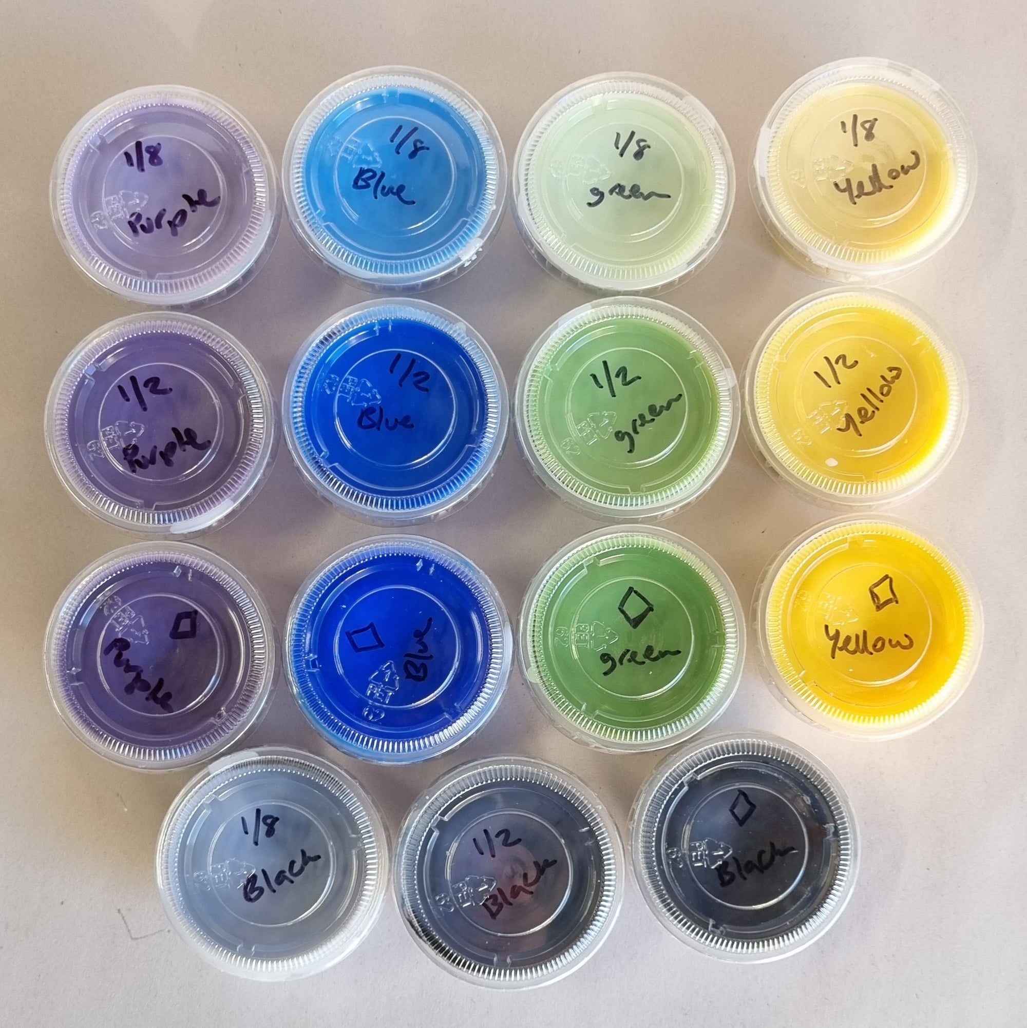 Colour Chips for Candles