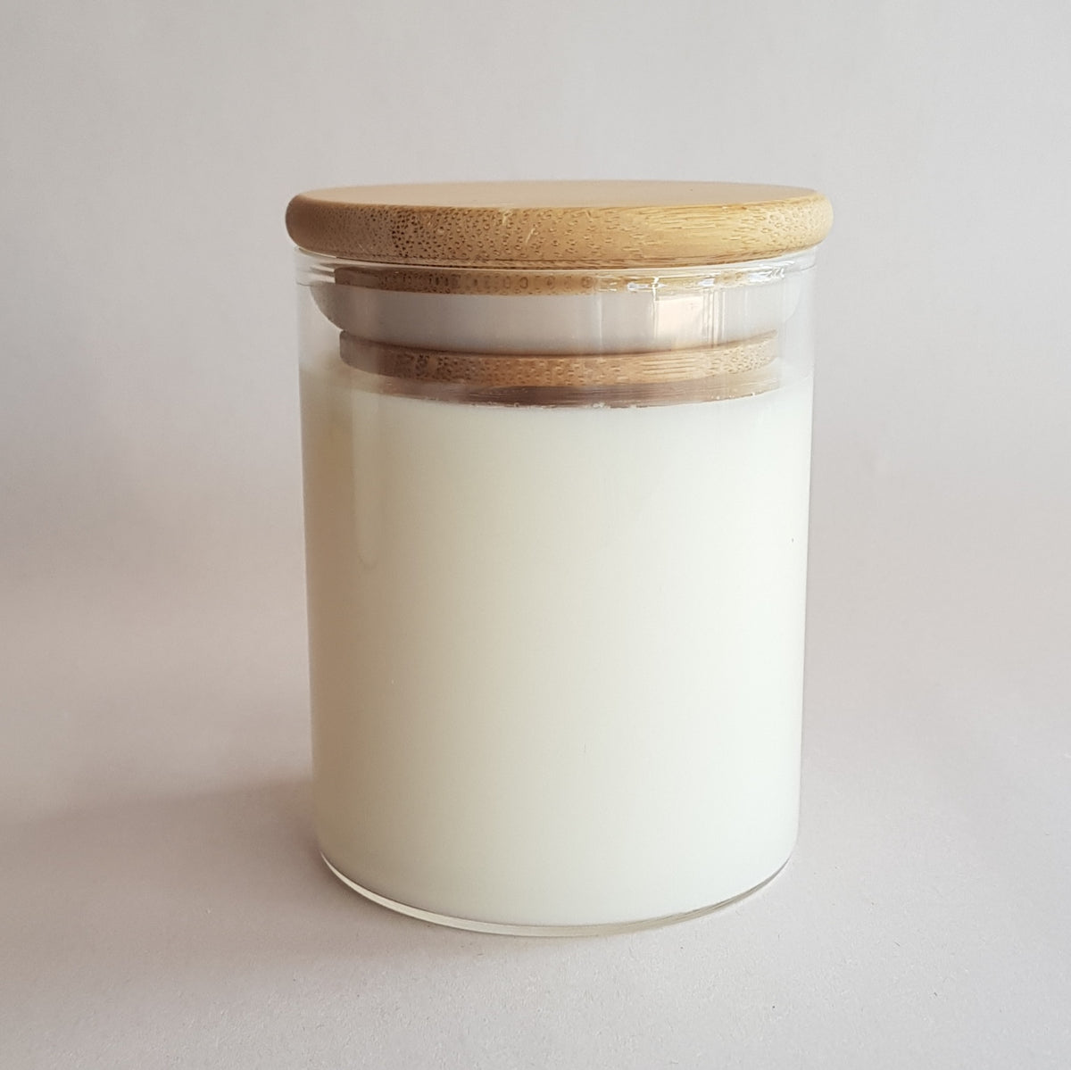 6 Country Bamboo Glass with lid - Soy Candle Making Kit with 100% Soy Wax