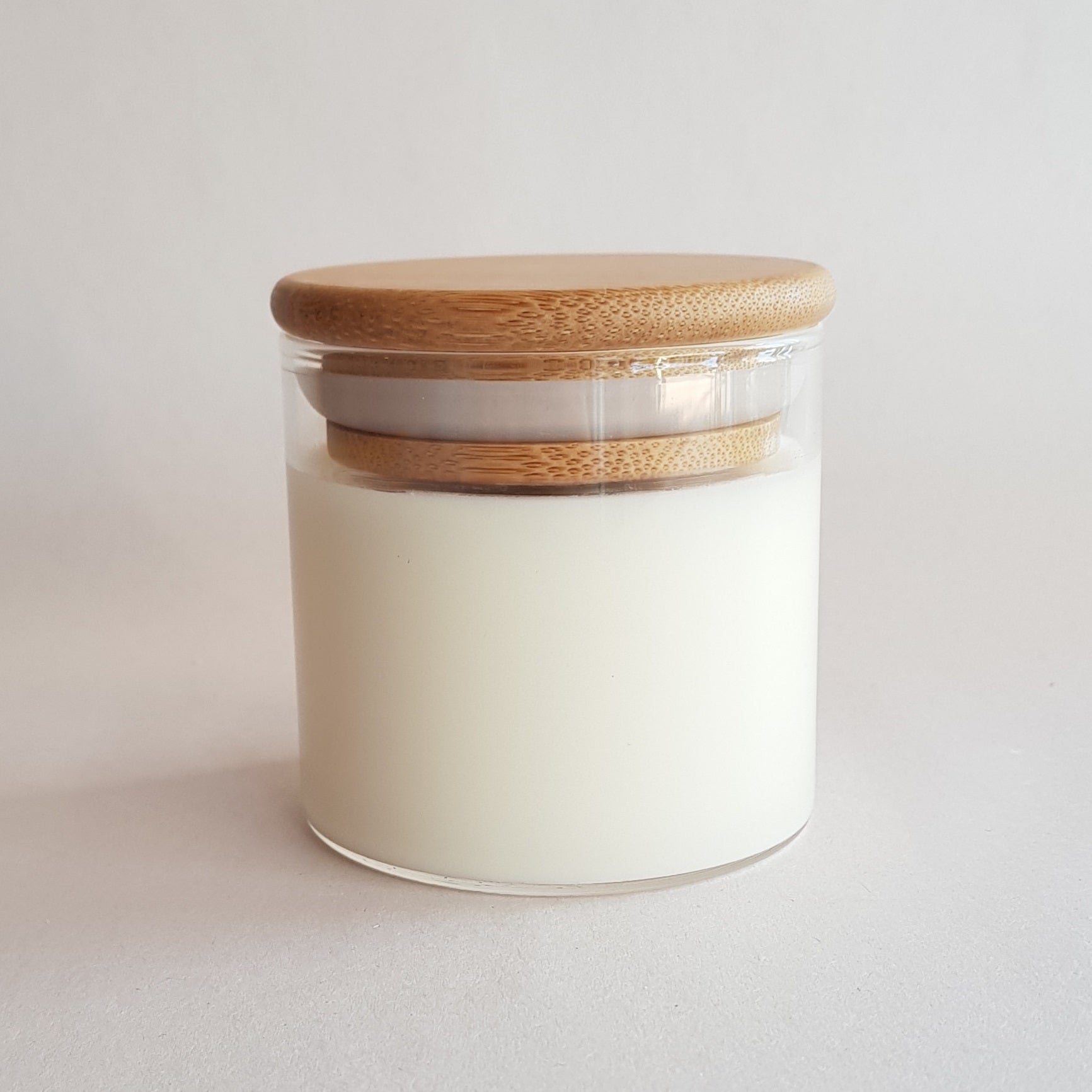 Country Glass with Bamboo Lid