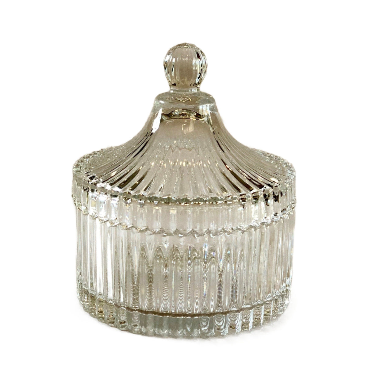medium circus candle glass jar