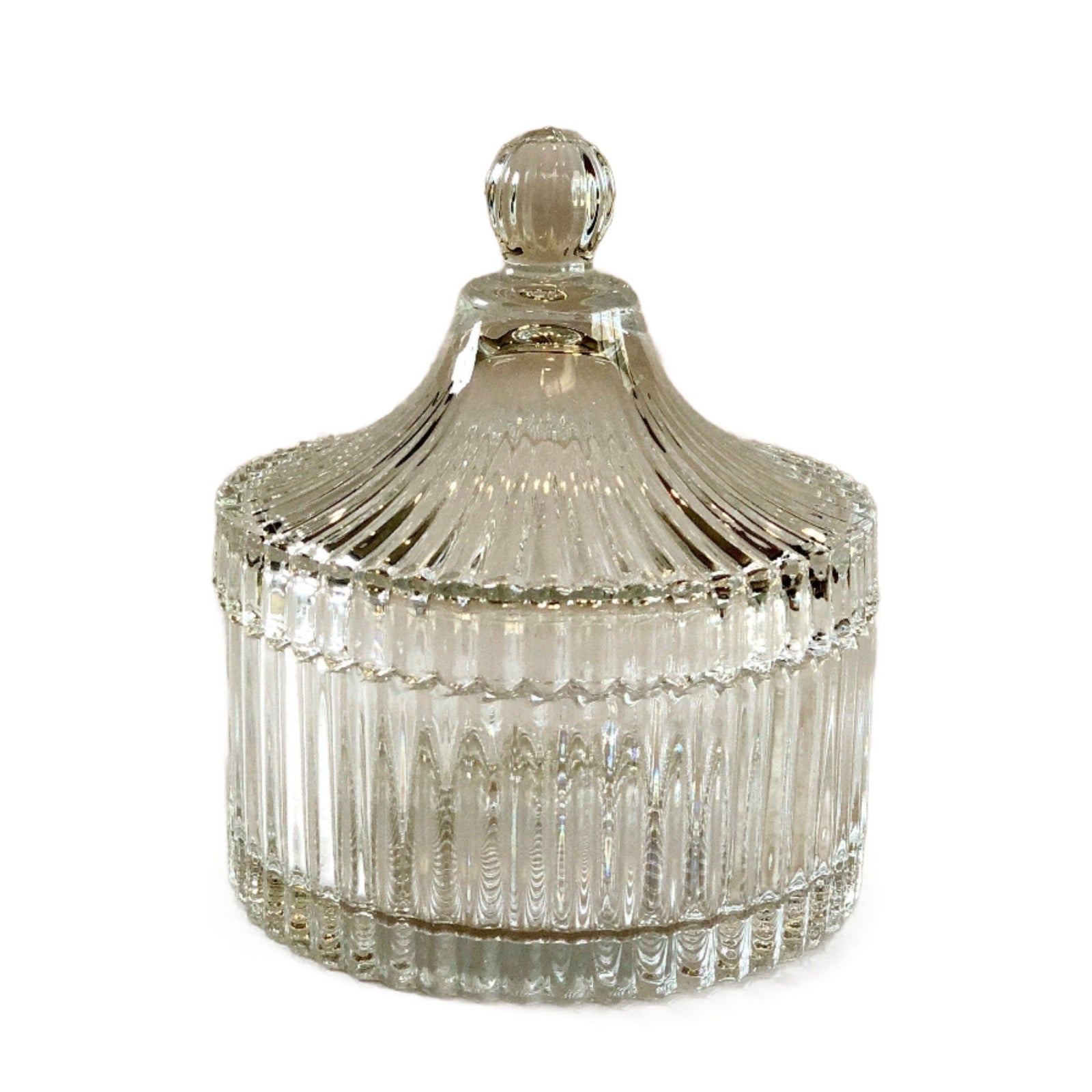 medium circus candle glass jar
