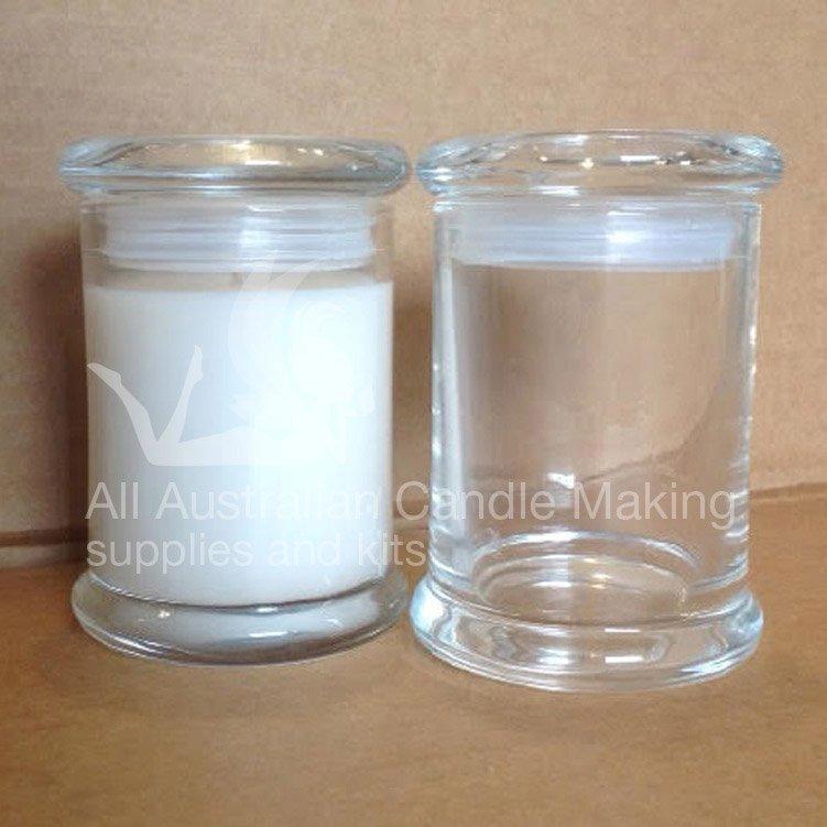 Metro Jar - Clear Medium Candle Glass