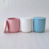 Ceramic Jar with Lid, Large - Pink
