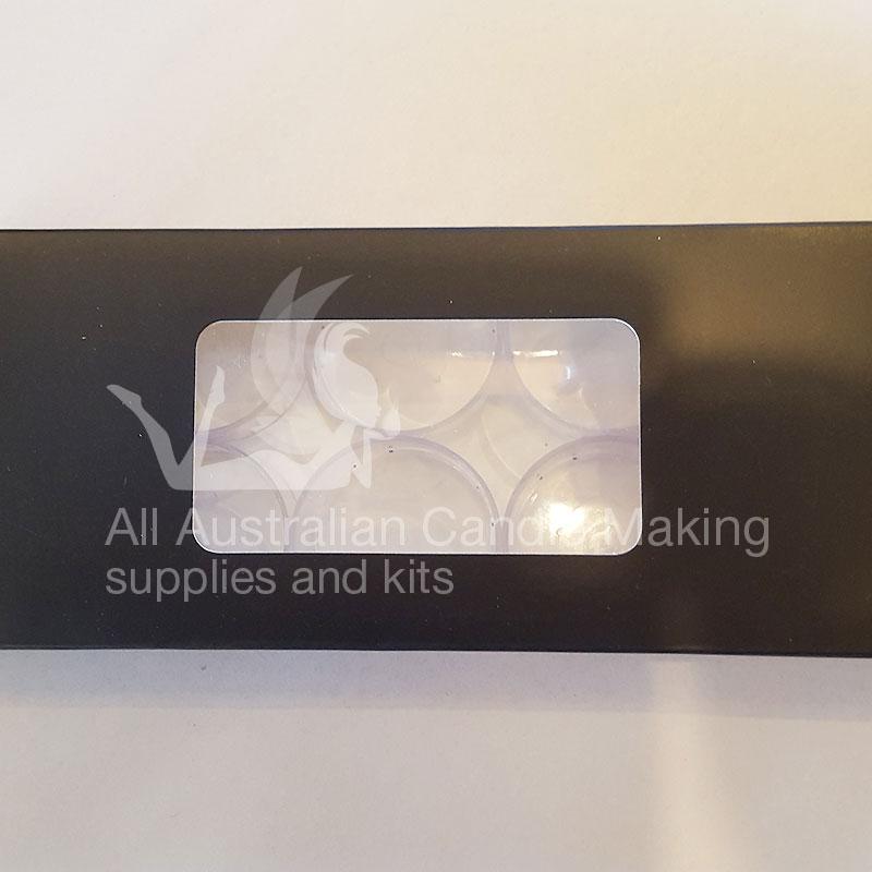 Black Tea Light Box - for 10 small PVC cups