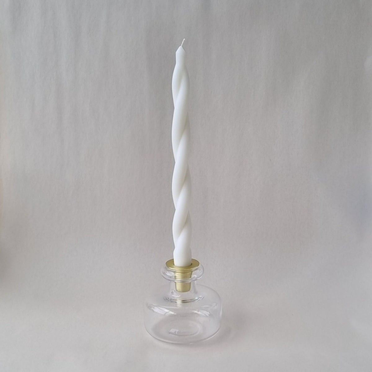twisted taper silicone candle stick mould