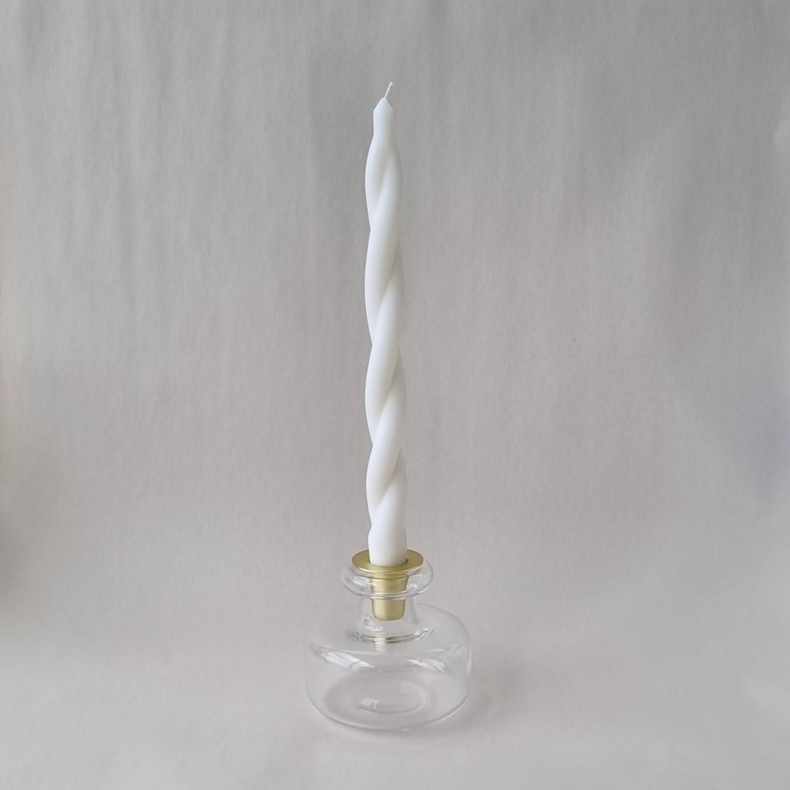 twisted taper silicone candle stick mould