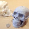 Skull Silicon Candle Mould 130mm