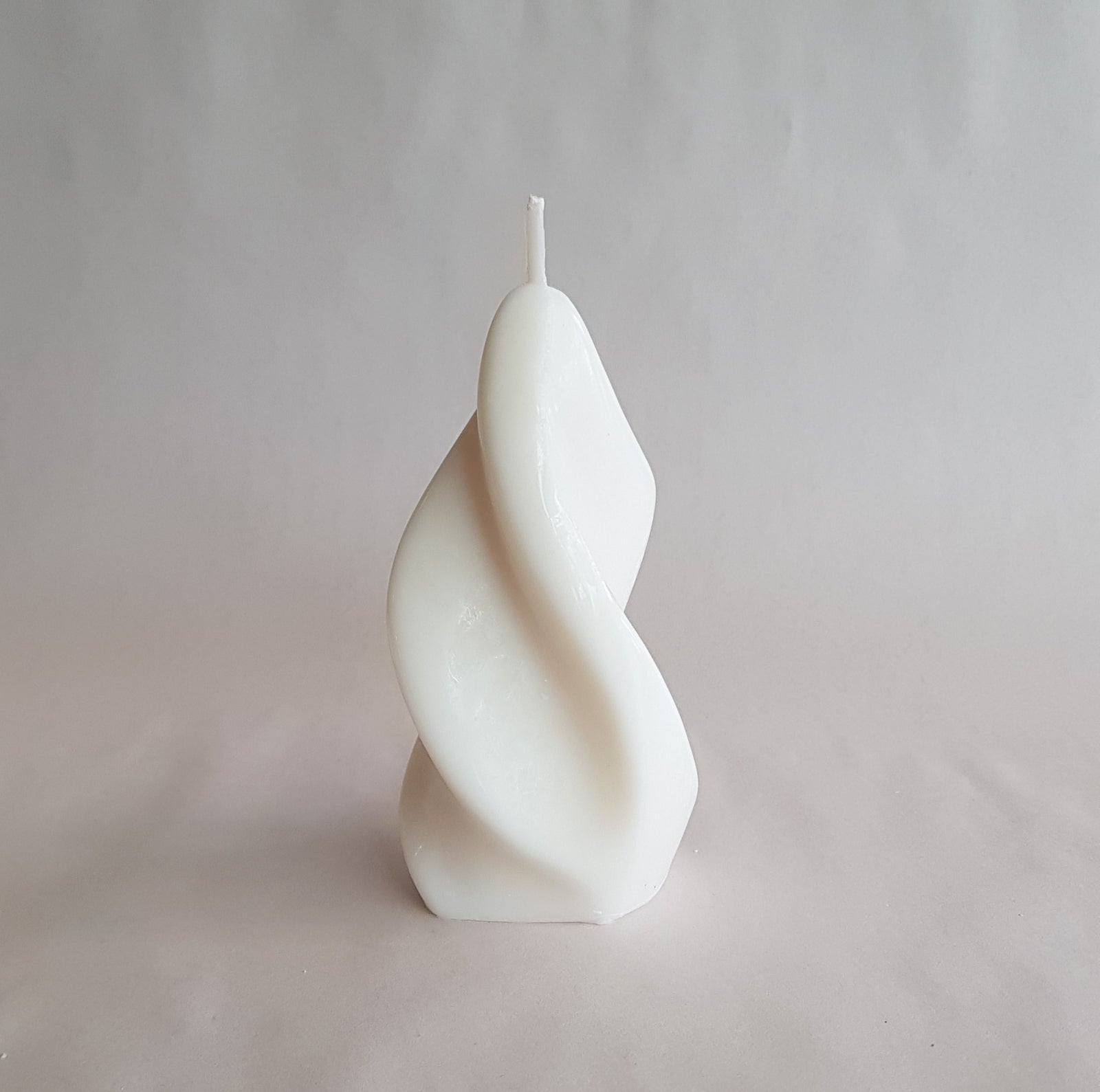 Sculpted flame-shaped PVC candle mould