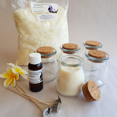 Milk Bottles - a very special Soy Candle Making Kit