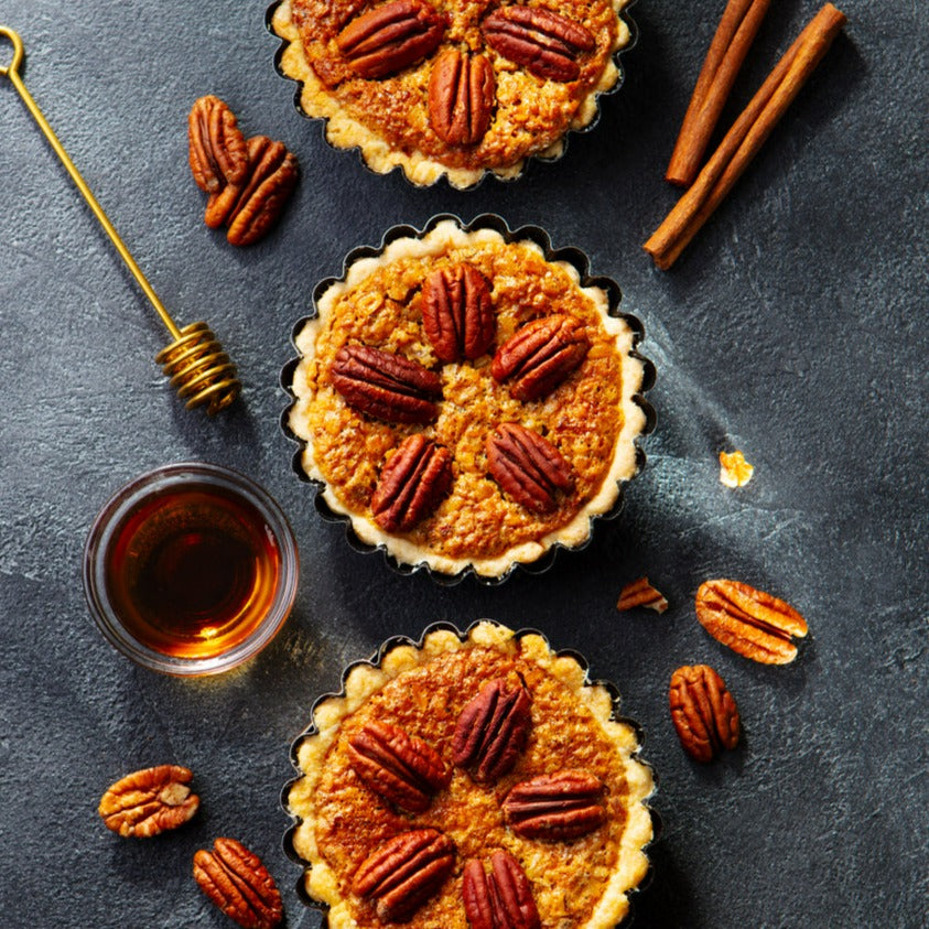 Pumpkin and Pecan Pie