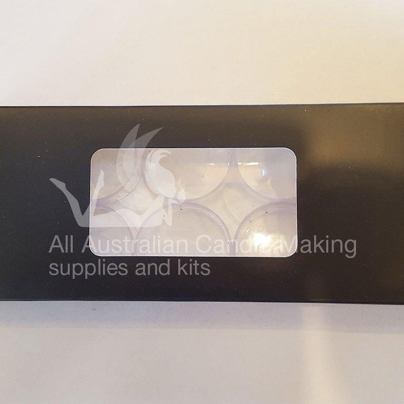 Black Tea Light Box - for 10 small PVC cups